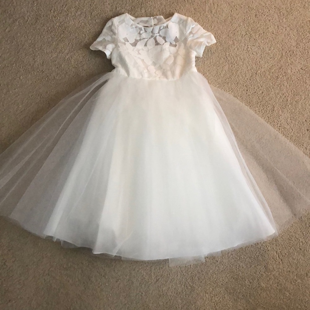 Girls BHLDN flower girl dress